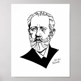 Póster Pyotr Tchaikovsky