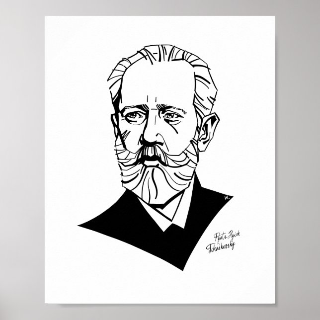 Póster Pyotr Tchaikovsky (Frente)