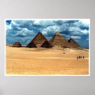 Póster Pyramiden von Gizeh