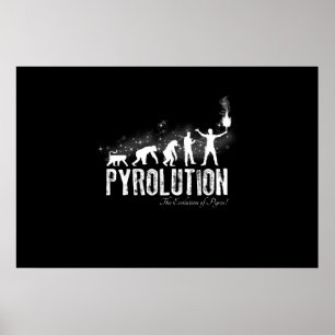 Póster Pyrolution - The evolución of Pyros