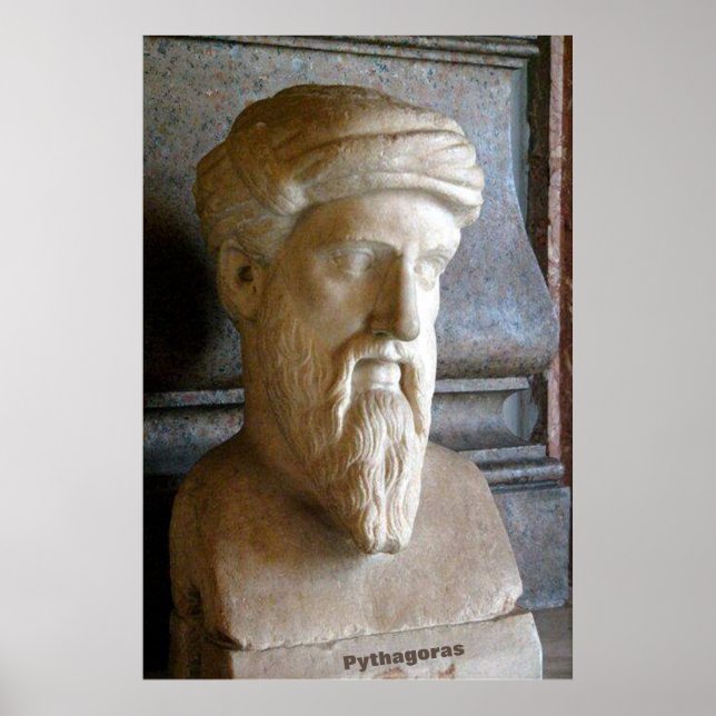 Póster Pythagoras / Greek Philosopher / (Frente)