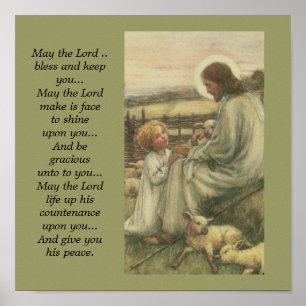 Póster q-2 Jesús y poster del niño