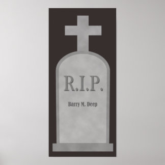 Póster QEPD Poster de Halloween Barry M.