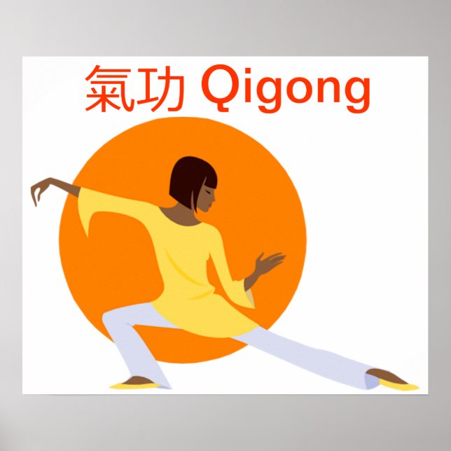 Póster Qigong poster (Frente)