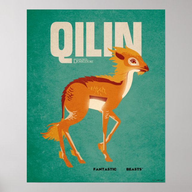 Póster Qilin Vintage Graphic (Frente)