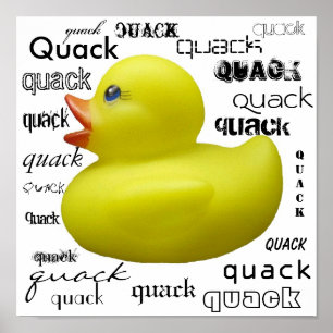 Póster Quack Quack Duckie Poster