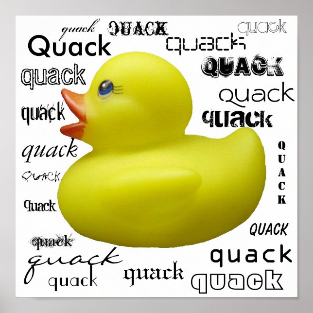 Póster Quack Quack Duckie Poster (Frente)