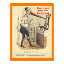 Quackery médica vintage, política chocante,
