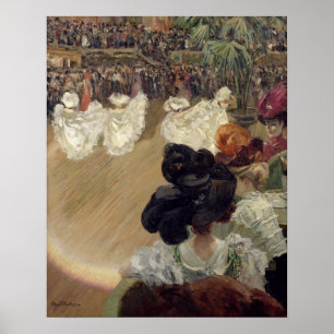 Póster Quadrille en el Bal Tabarin
