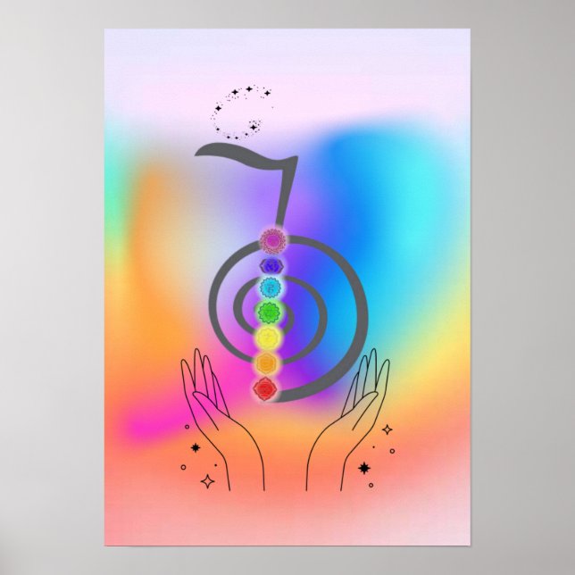 Póster Quadro Reiki (Frente)
