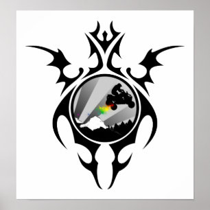 Póster quads tribales