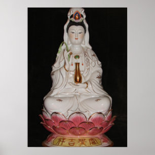 Póster Quan Yin Diosa de Mercy Buddha Poster de Meditació
