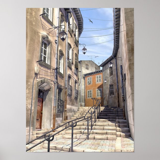 Póster Quartier du Panierà Marseille (Frente)