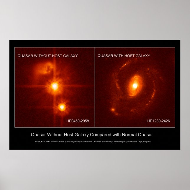 Póster QuasarWith&amp;WithoutHostGalaxy (Frente)