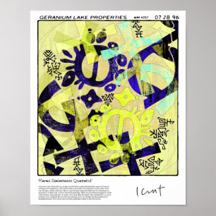 Póster Quatrefoil Quelestissim