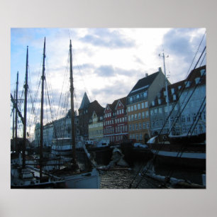 Póster Quay en Copenhague