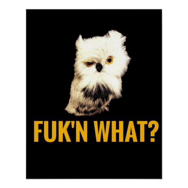 Póster ¿Qué? (Anverso)