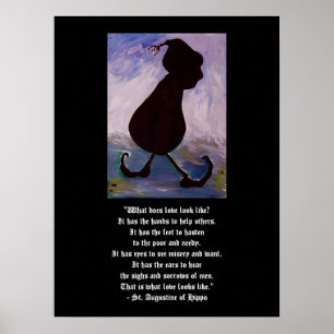 Póster "Qué ama parecer?" Poster