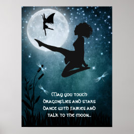 Póster Que bailes con hadas zapato suave de baile irlandé