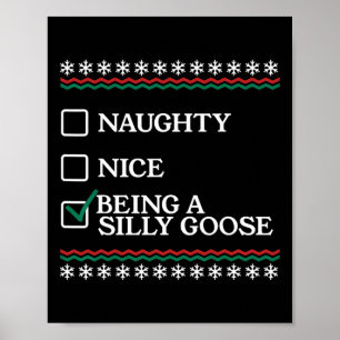 Póster Qué Bastante Nocivo Ser Un Navidad Gracioso Y Cómi