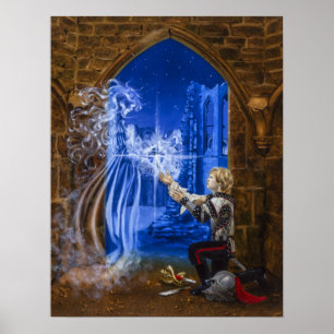 Póster Qué caballero para las apariciones - Imprimir o Po