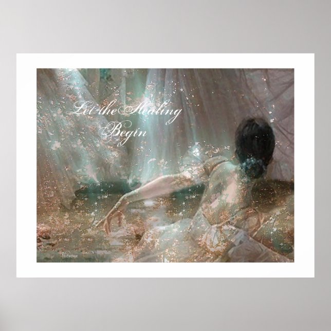 Póster "Que comience la curación" (Frente)