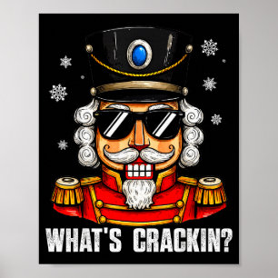 Póster Qué Crackin Locos Pjs Cascanueces Navidad Xmas
