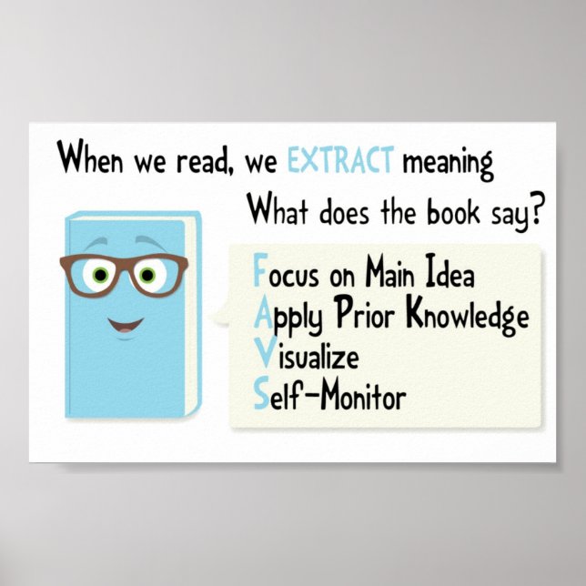 Póster ¿Qué dice tu libro? (Frente)