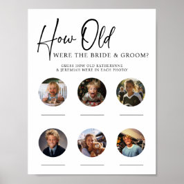 Póster Qué edad tenían los juegos de recepción de Novia y