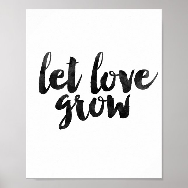 Póster Que el amor crezca (Frente)