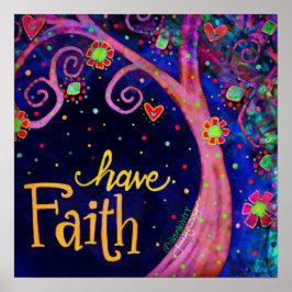 Póster Que el árbol genético de la fe cite la inespiritua