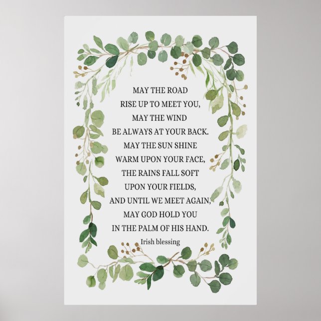 Póster Que el camino se levante para conocerte (Frente)