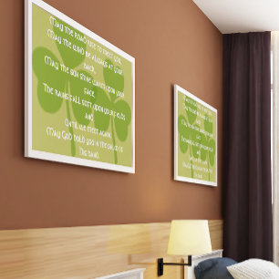 Póster Que El Camino Se Levante Para Conocerte