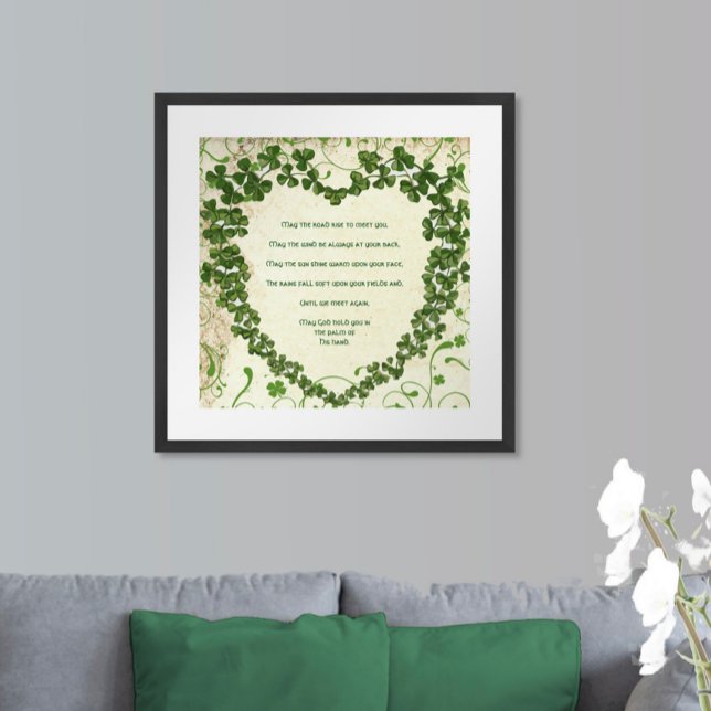 Póster Que el camino se levante para conocerte a Irish Bl (Subido por el creador)