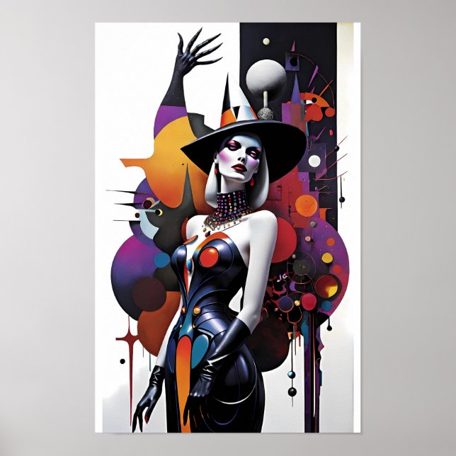 Póster Que el poder de la brujería te obligue - Ken Gage (Frente)