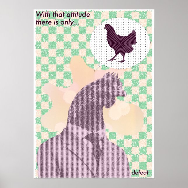 Póster ¿Qué eres Pollo? (Frente)
