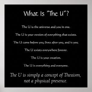 Póster ¿Qué Es "La U"?