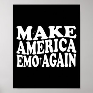 Póster Que Estados Unidos Emo Vuelva A Ser Un Gótico Dive