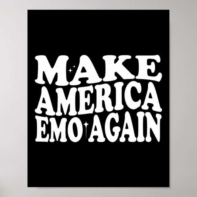 Póster Que Estados Unidos Emo Vuelva A Ser Un Gótico Dive (Frente)