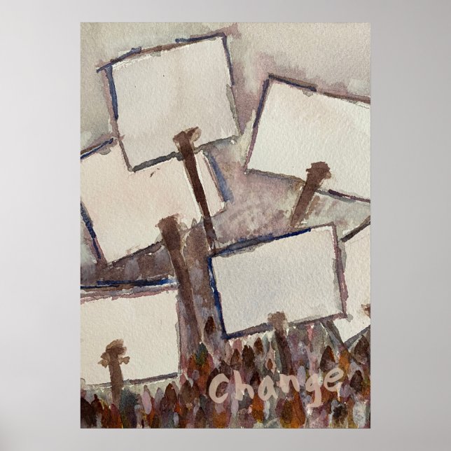 Póster Que este sea el momento del CAMBIO poster (Frente)