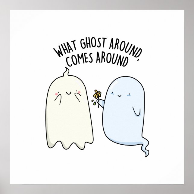 Póster ¿Qué fantasma alrededor viene alrededor Halloween  (Frente)