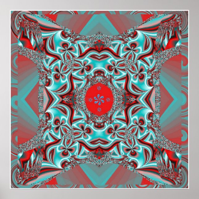 Póster Que florezca Mandala Poster (Frente)