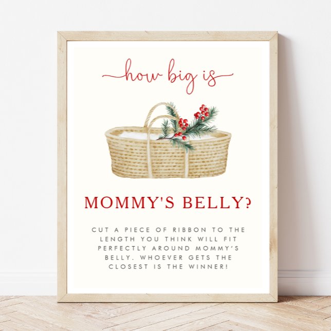 Póster Qué grande es el Rótulo de juego de Baby Shower de (Subido por el creador)