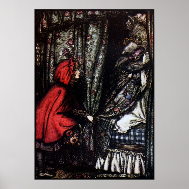 Póster Qué grandes dientes tienes (Frente)