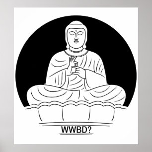 Póster ¿Qué haría Buda?