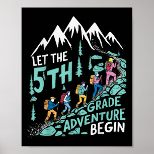 Póster Que La Aventura De Quinto Grado Empiece El Teac De