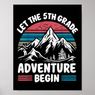 Póster Que La Aventura De Quinto Grado Empiece El Teac De