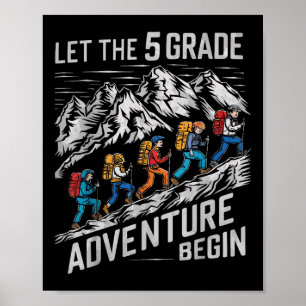 Póster Que La Aventura De Quinto Grado Empiece El Teac De