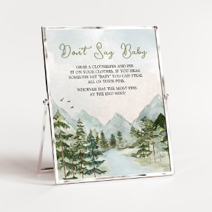 Póster Que la aventura empiece Woodland no diga bebé
