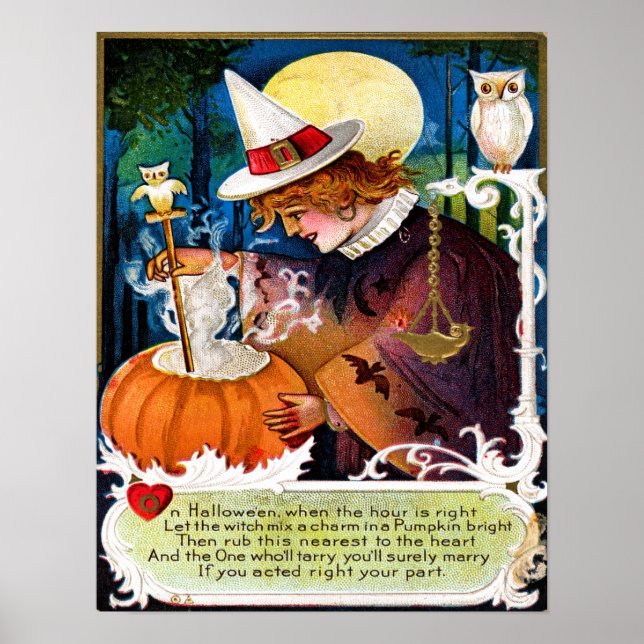 Póster Que La Bruja Mezcle Un Poster Encantador (Frente)